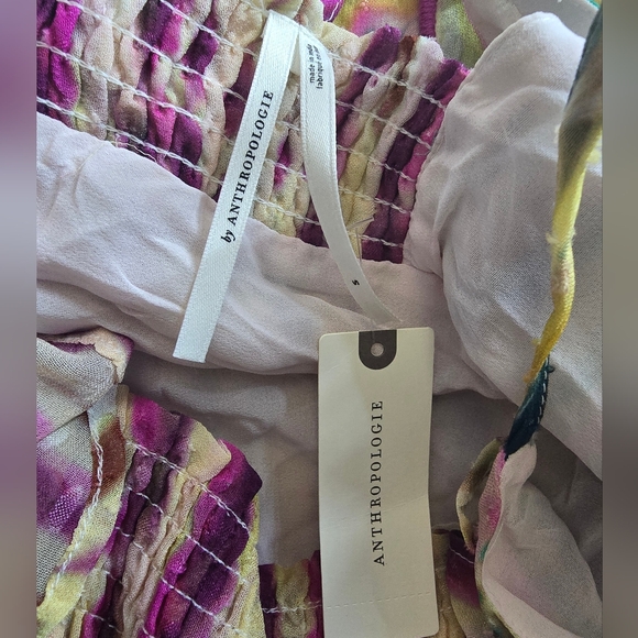 Anthropologie Multicolor Tie-Dye Mini Dress - Picture 8 of 8